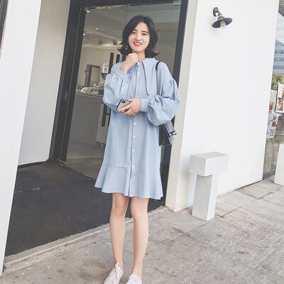 超火冷淡风仙女黑sukol少女心连衣裙