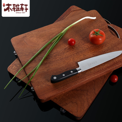 进口乌檀木整木防霉菜板实木砧板