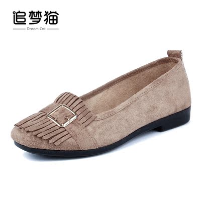 夏季浅口女鞋纯色妈妈鞋低帮鞋