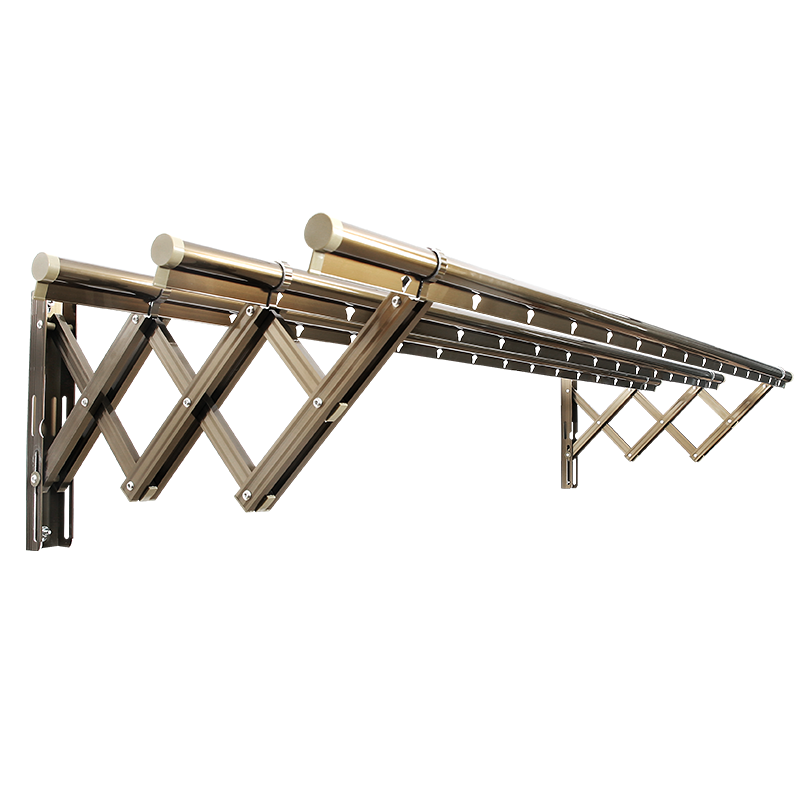 晾品阳台外伸缩晾衣架户外推拉晒衣架